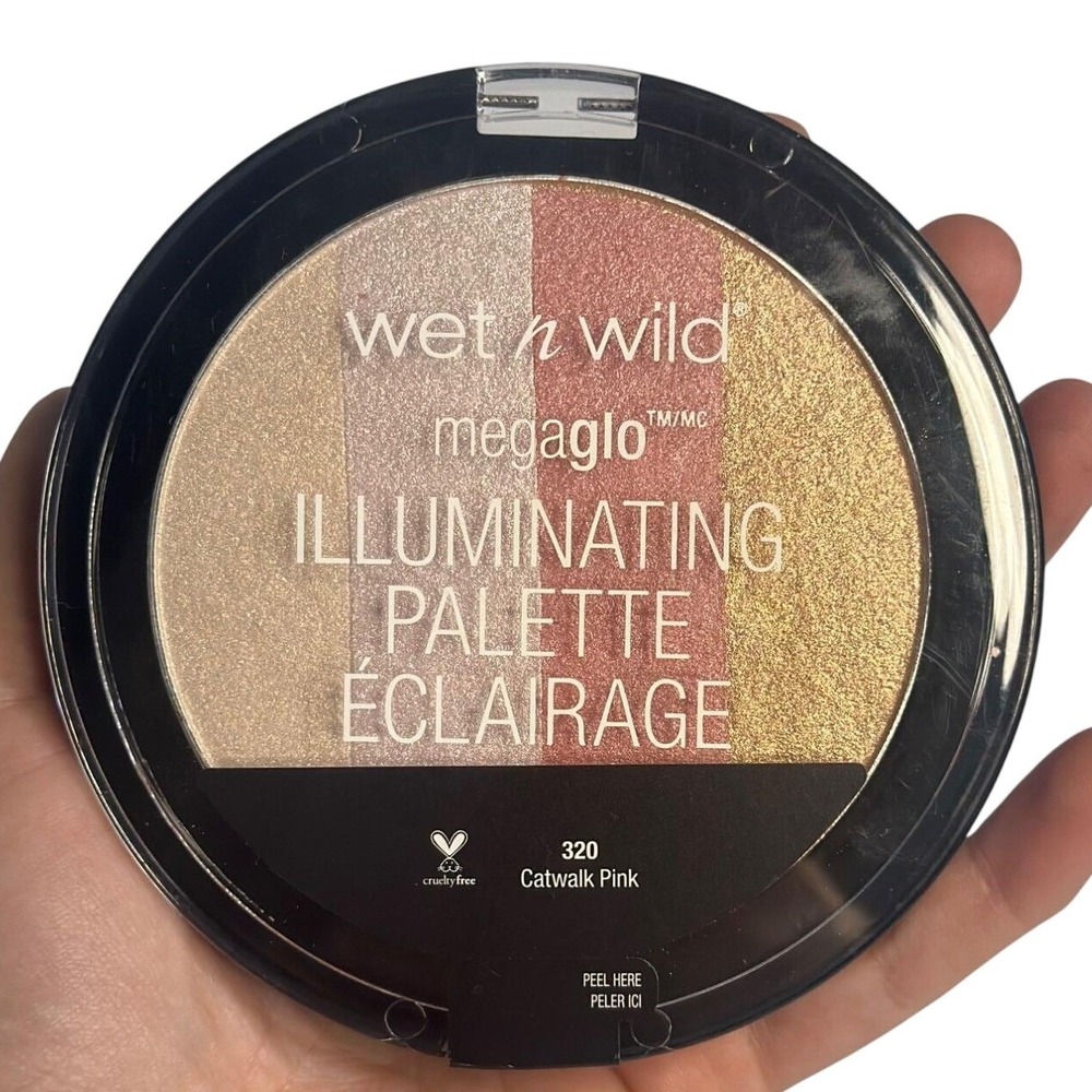 NEW Wet n Wild MegaGlo Illuminating Palette 320 Catwalk Pink – 0.35 oz